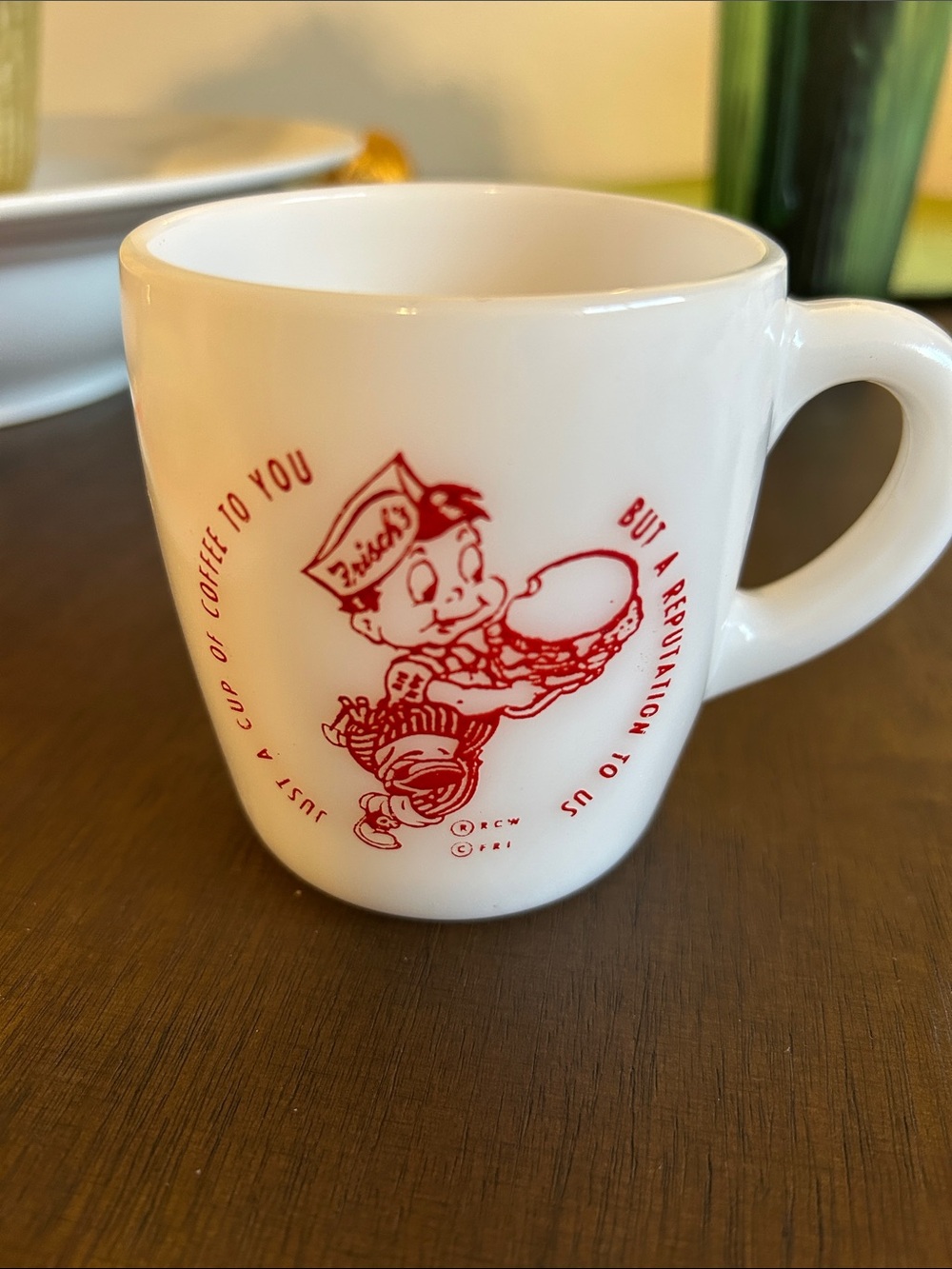 Vintage Frisch’s big boy mid century restaurant memorabilia mug